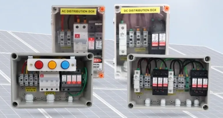 AC and DC distribution boxes
